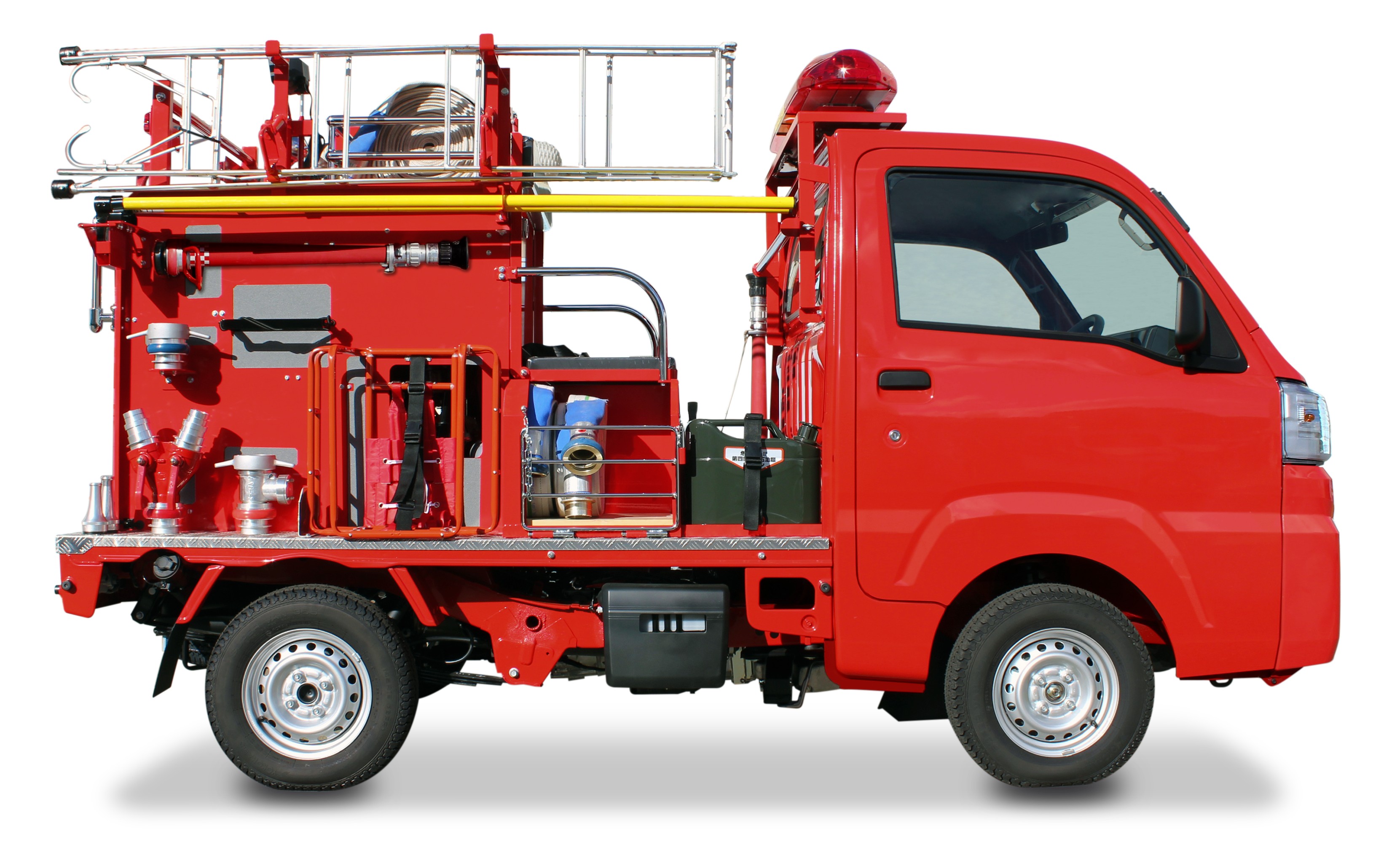 軽４WD小型消防車 トラックタイプ / デッキバンタイプ / ワンボックスタイプ